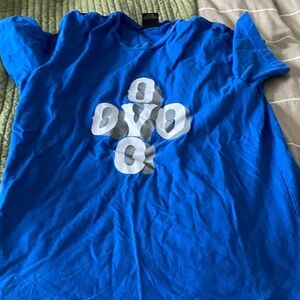 OVO Blue Short Sleeve Tee